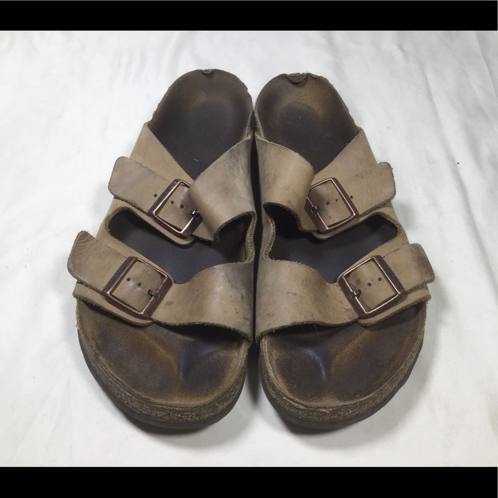 Birkenstock Leather Arizona Sandals - 11
